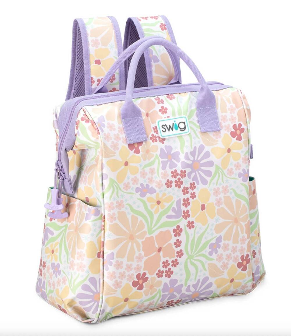 NEW SWIG LIFE women's packi backpack cooler in floral